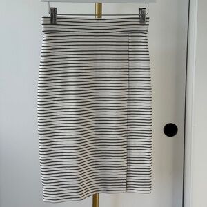 Ann Taylor Petite Striped Pencil Skirt